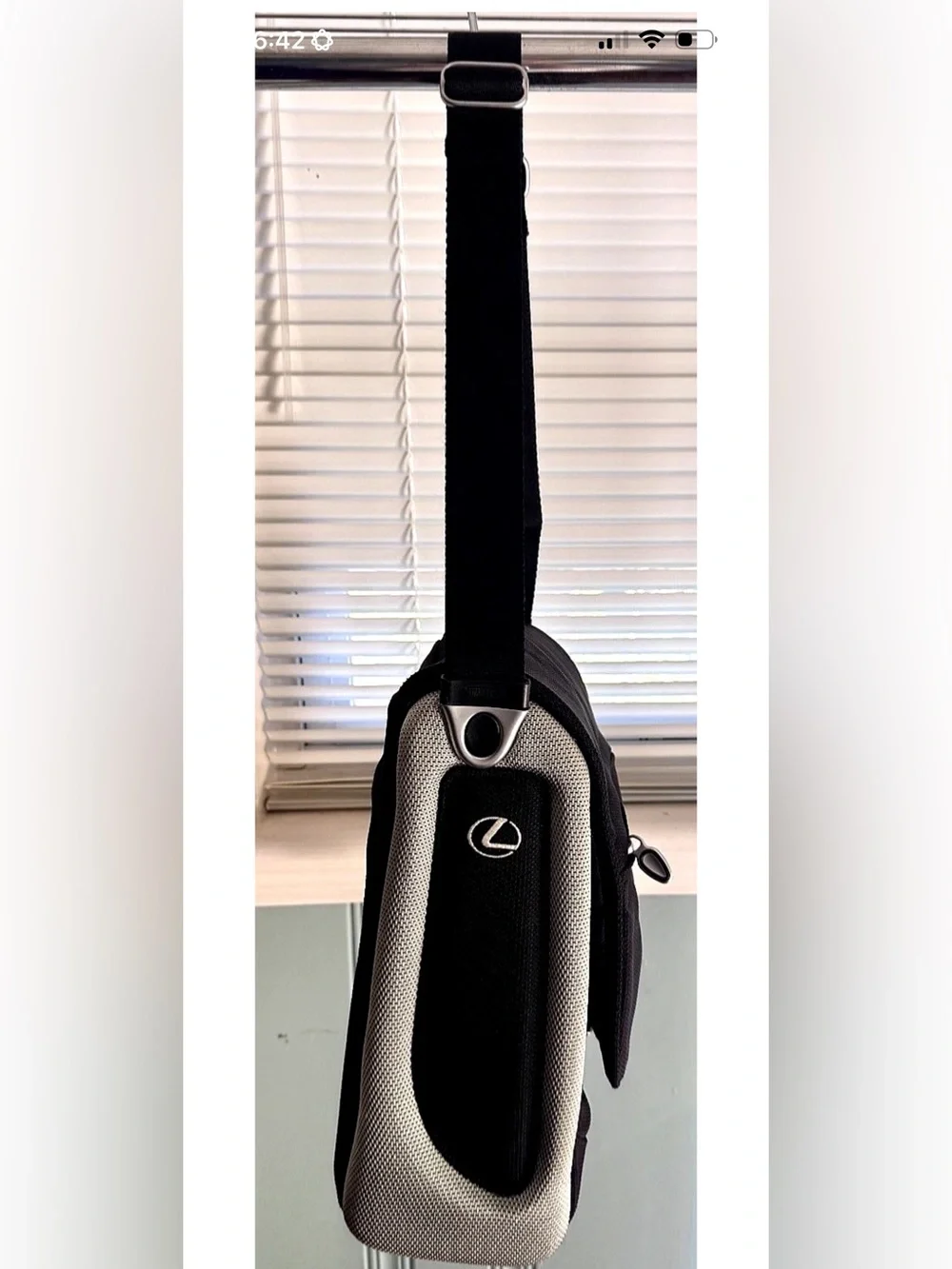 🏁TUMI🏁T3 LEXUS STRUCTURED ORGANIZER TRAVEL POCKET REMOVEABLE STRAP MESSENGER BAG